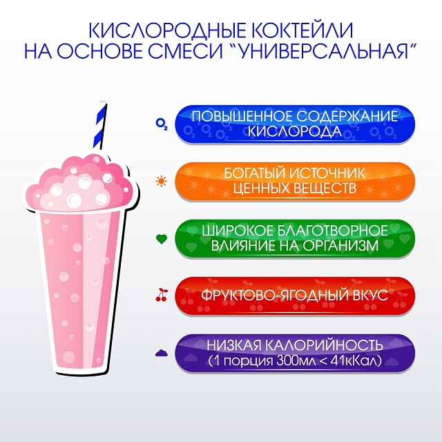 УНИВЕРСАЛЬНАЯ композиция для кислородных коктейлей №27, 300 гр.
